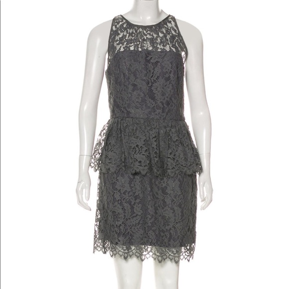 Milly Liza Lace Peplum Dress -- New With Tags - Picture 1 of 5